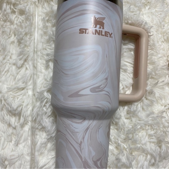 🩷NWOT🩷 Stanley 40 oz Quencher H2.0 Tumbler Rose Quartz Swirl Bundle - Picture 5 of 12